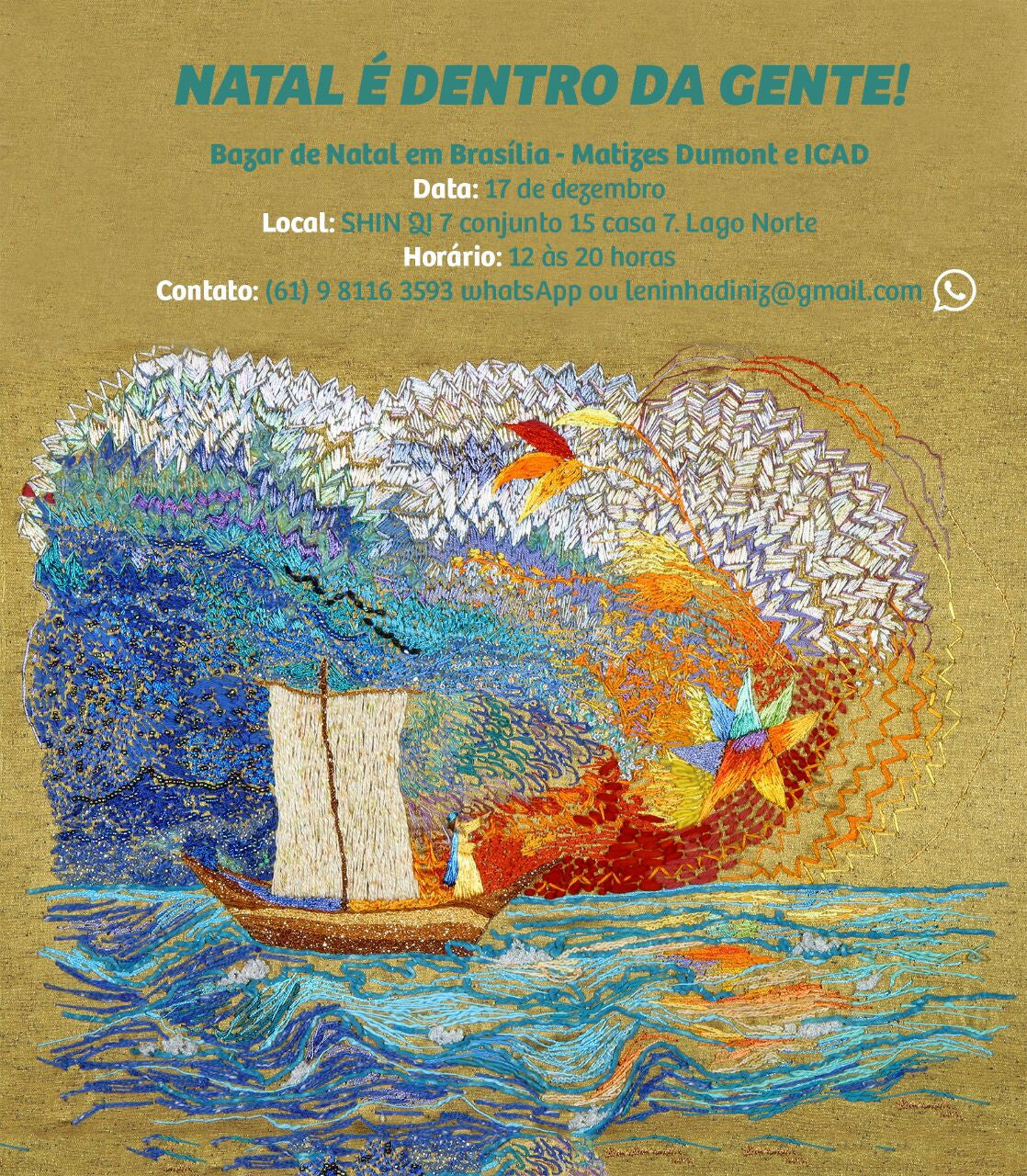 Bazar de Natal Matizes Dumont e Icad (Instituto Cultural Antônia Dumont)