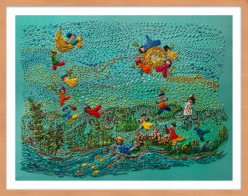 Brincadeira com o sol