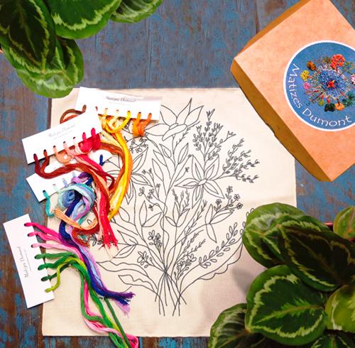 Risco para Bordado  - Tema "Floração de amor"