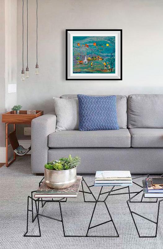 Quadro Fine Art : Pipas - Coleção: Ilustração de Livros e Cds - Matizes Dumont