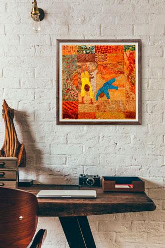 Tela: Brincadeiras Antigas - Quadro Fine Art - Coleção: Portinari